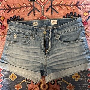 AG ”pixie” denim shorts size 26